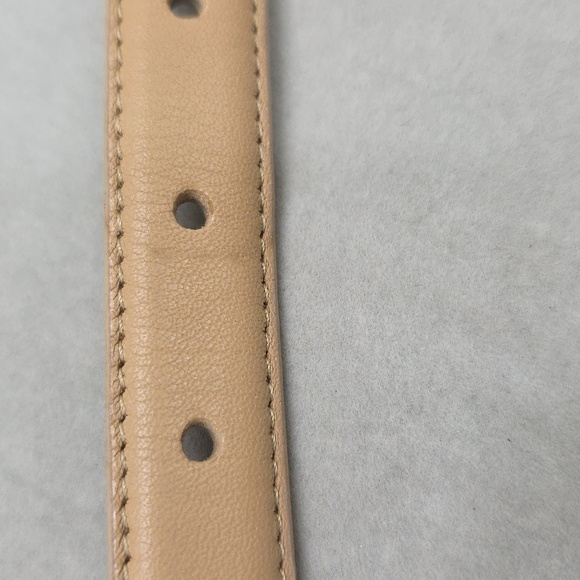 2 Talbots belts women\'s size small  1-tan 1-brown leather